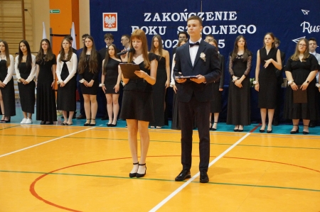 Pożegnanie ósmoklasistów.