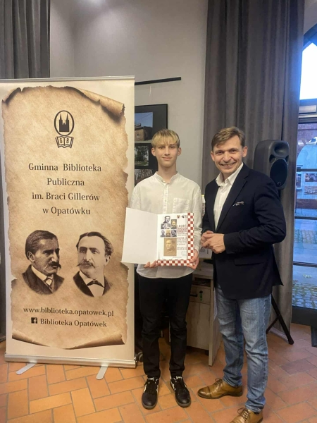 Uczeń naszej szkoły laureatem konkursu.